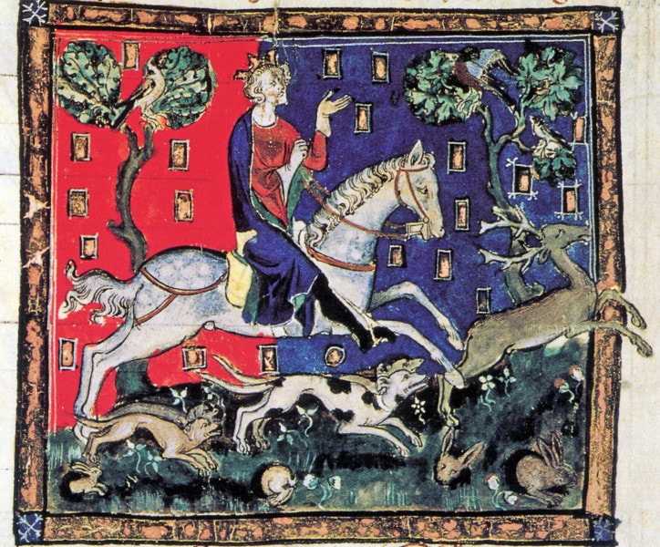 King John on a stag hunt. Source: Wikimedia Commons
