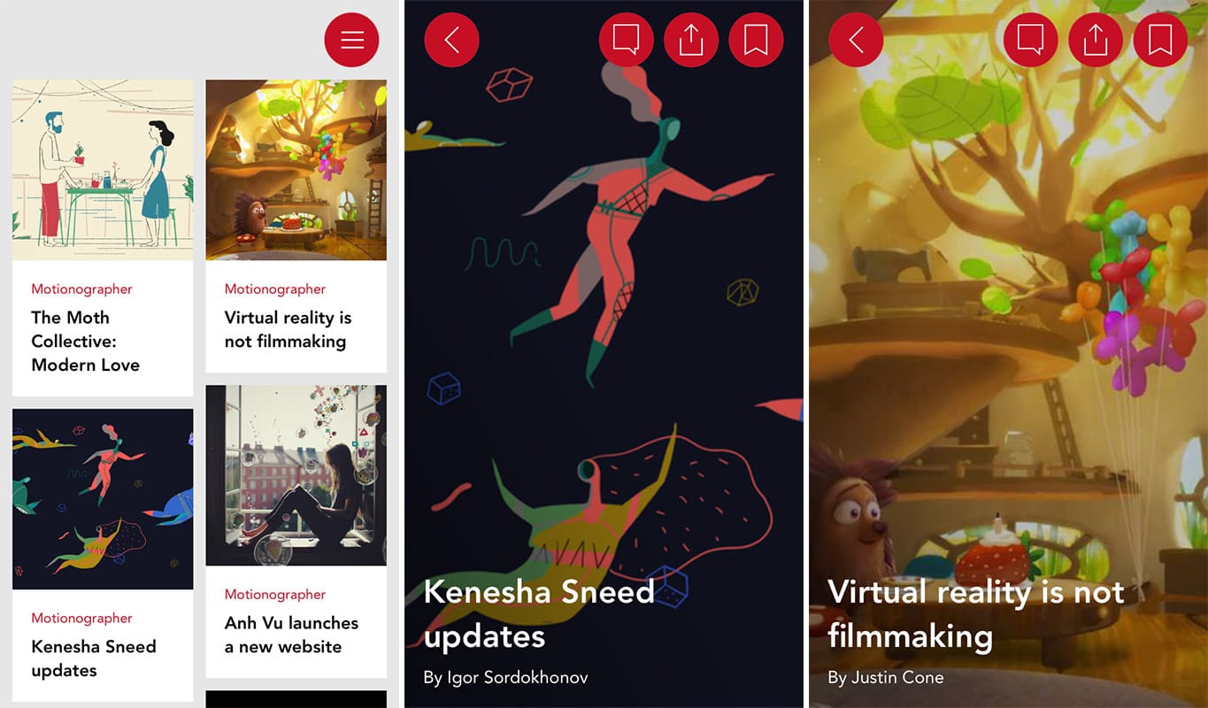 Motionographer® Motionographer App for iOS