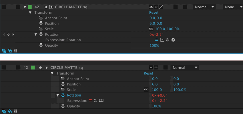 One proposed feature from the article is to simply rethink the alignment of properties in the timeline. (Top: original UI.)