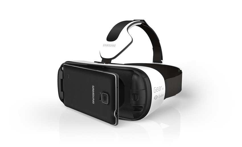 The Samsung Gear VR uses a Galaxy Note 4 as the display, processor and input system