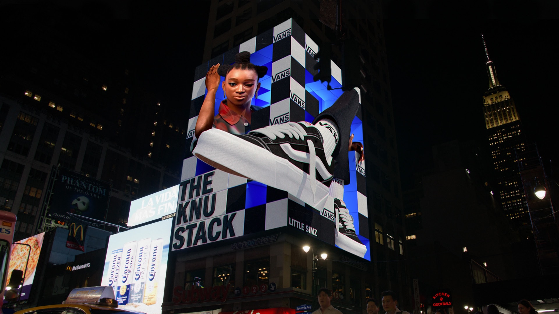 Motionographer® Ultimate Frontier Helps Launch Vans ‘Knu Stack’ With Eye-Popping 3D Billboard in NYC