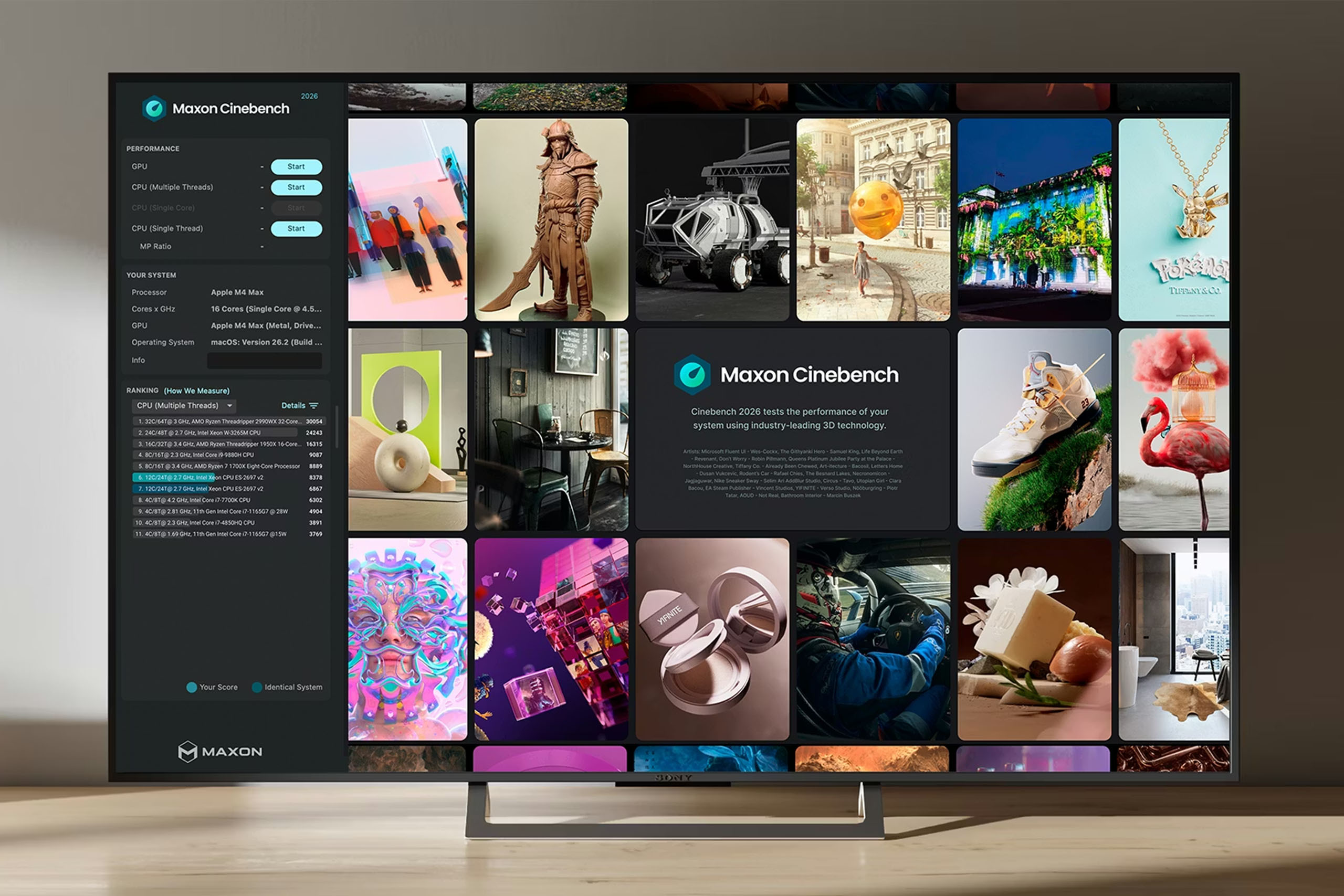 Maxon Releases Cinebench 2026 With Expanded Support