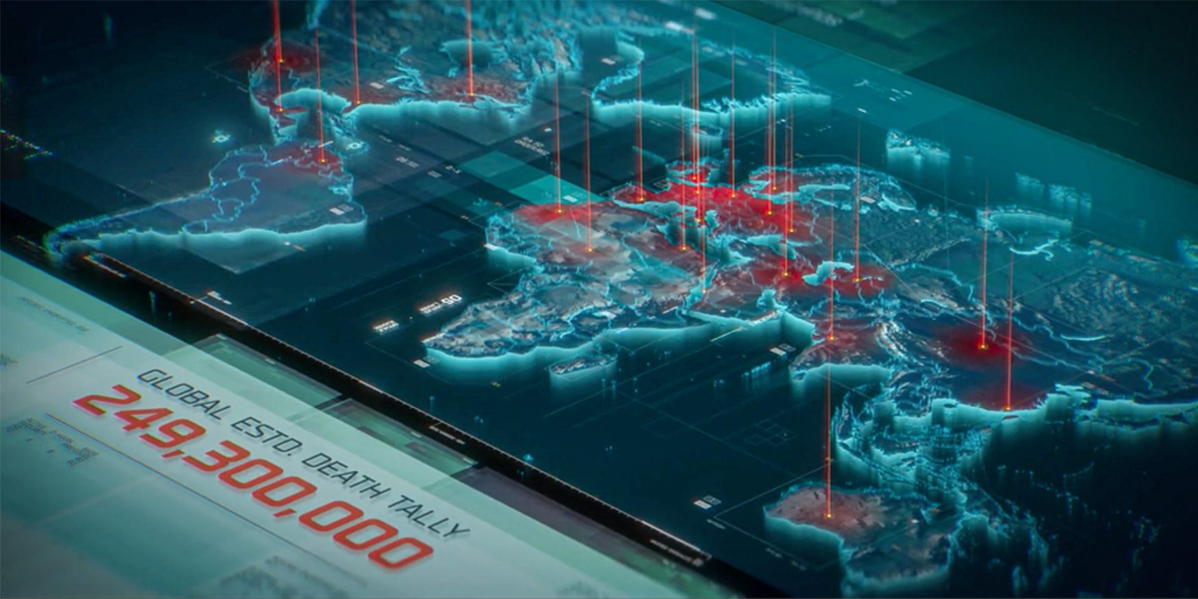 Map visualisation from Call of Duty: Black Ops 7 by Territory Studio.