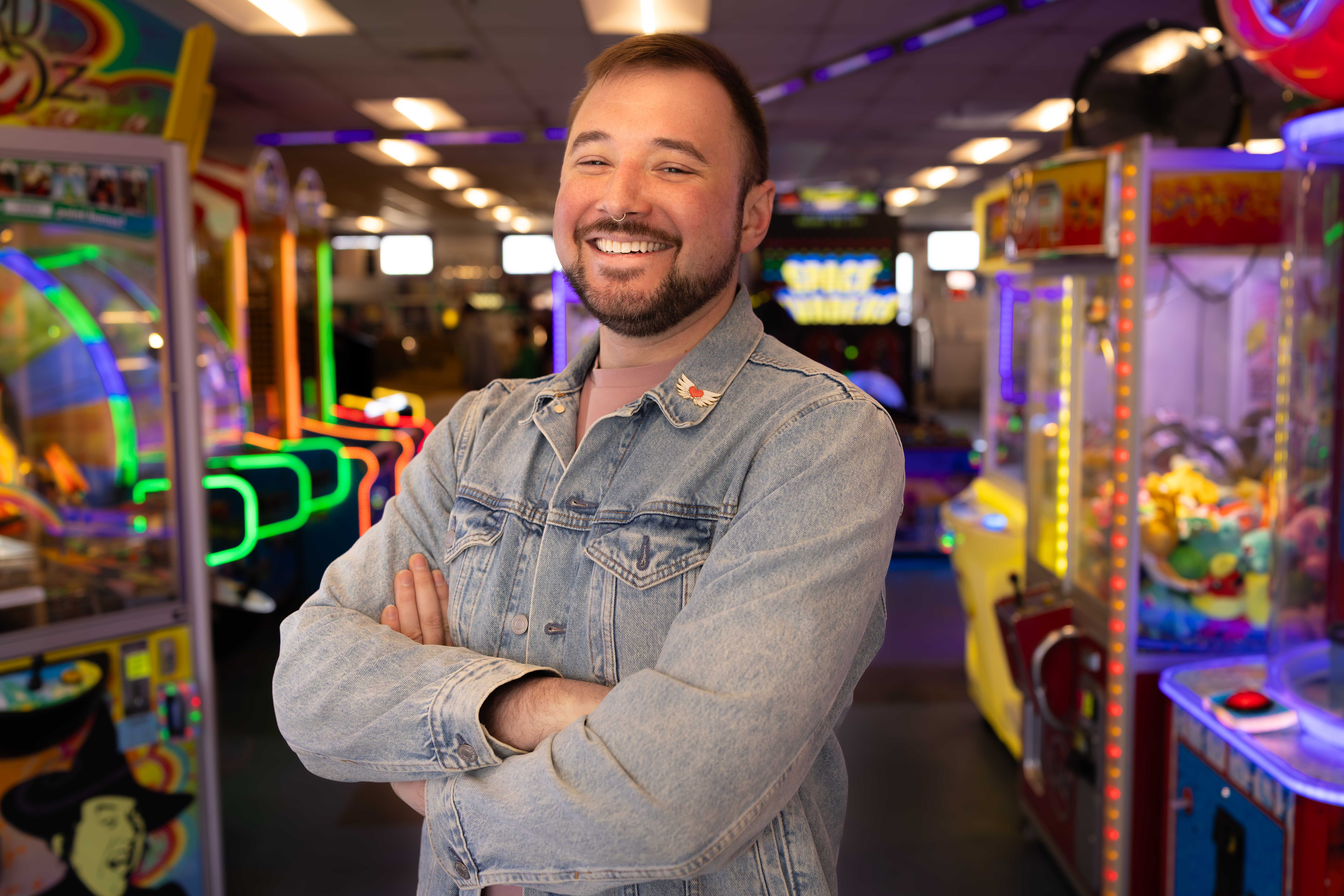 Motion graphics designer Joe Skoniecki, newly hired at Pennant Video Co.