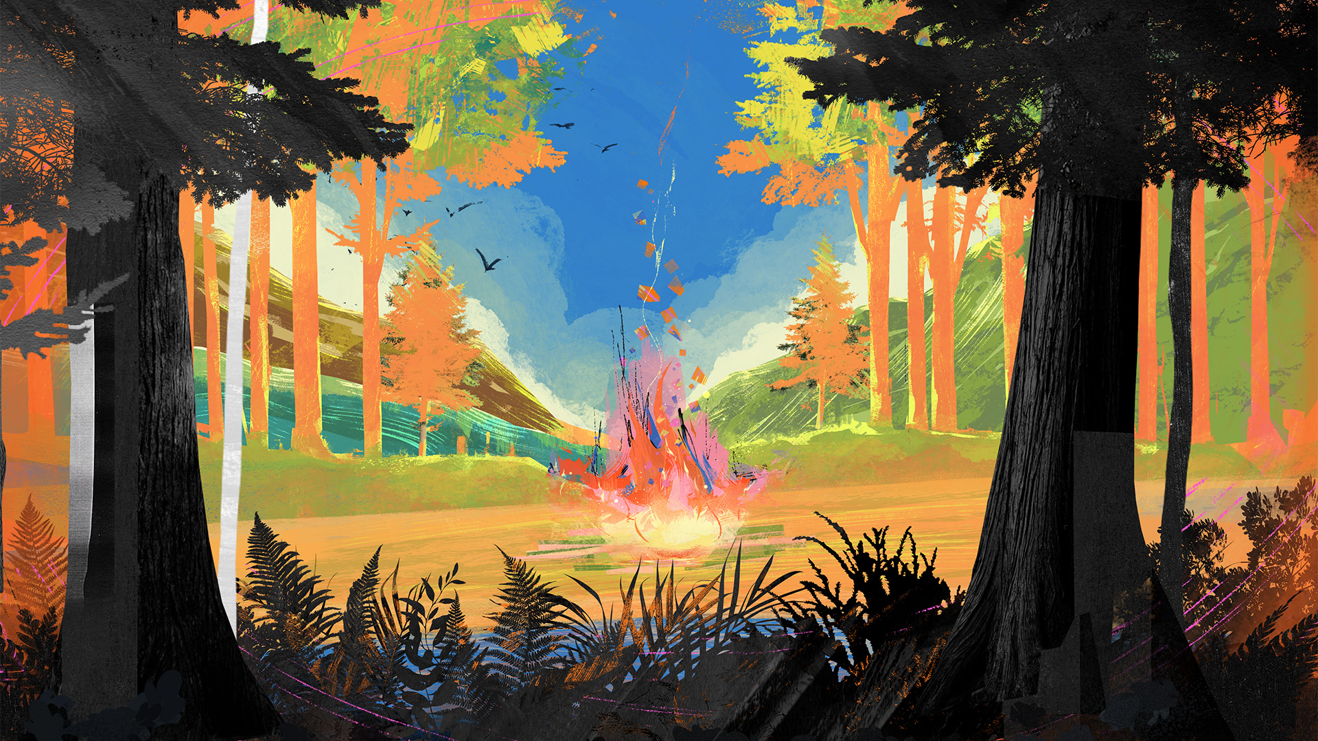 Frame from the University of British Columbia Push Forward campaign by Global Mechanic and AIM Creative Studios.
