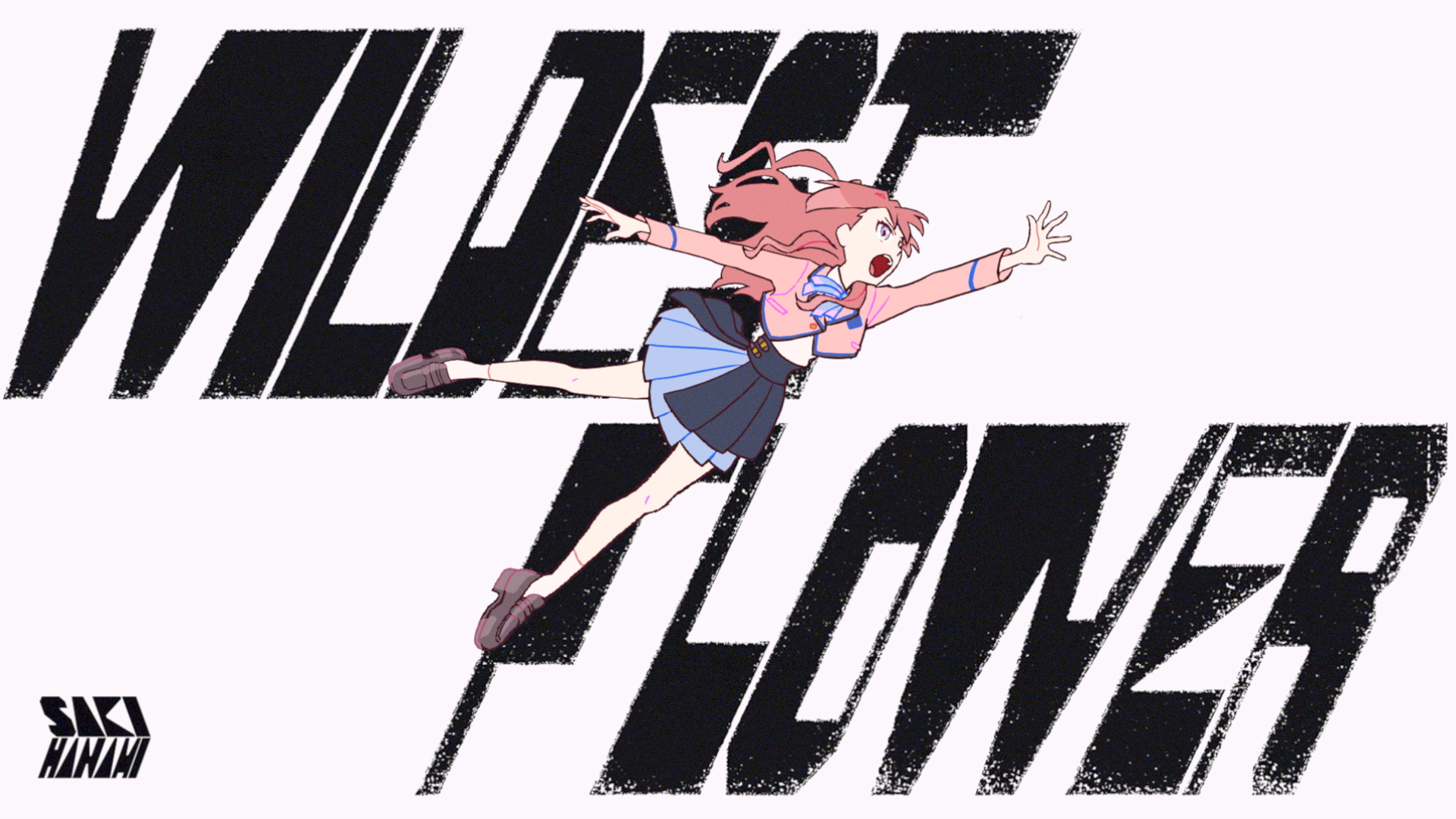 Still from the HATSUBOSHI GAKUEN Wildest Flower music video by Takashi Ohashi.