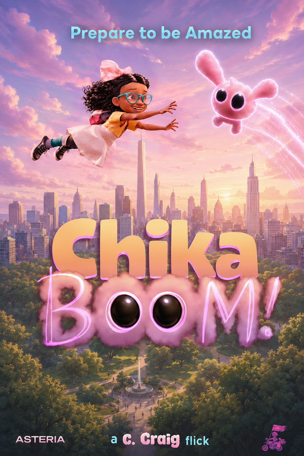 Official poster for ChikaBOOM!