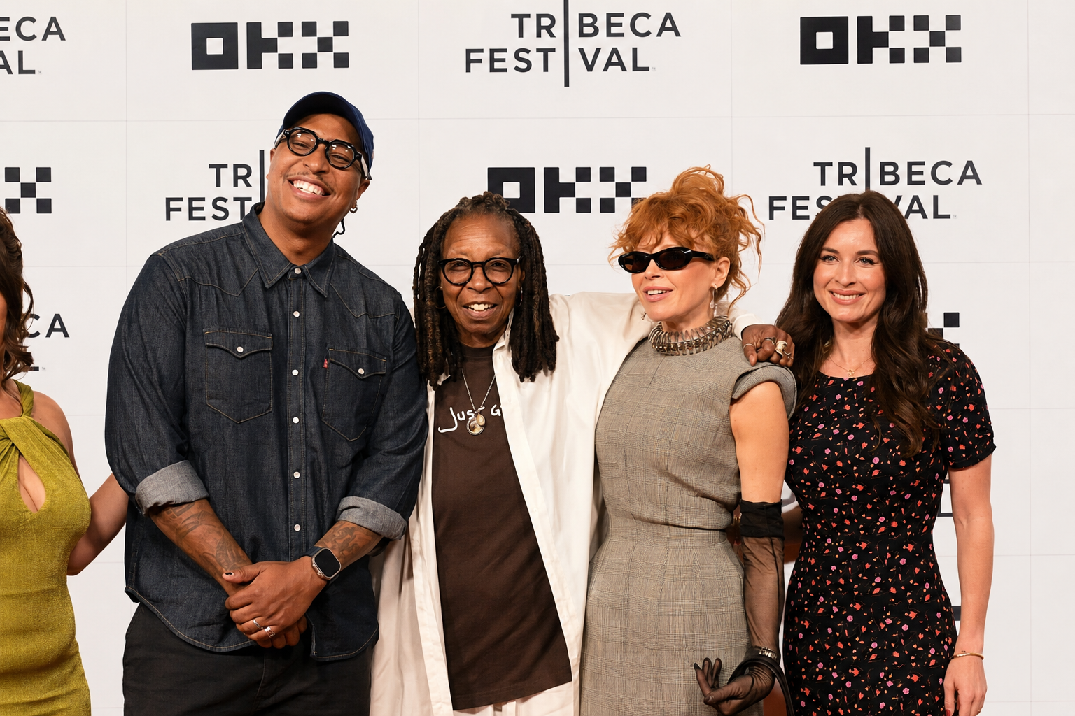 c. Craig, Whoopi Goldberg, Natasha Lyonne, and Kacie Lehner on the red carpet at the 2026 Tribeca Festival