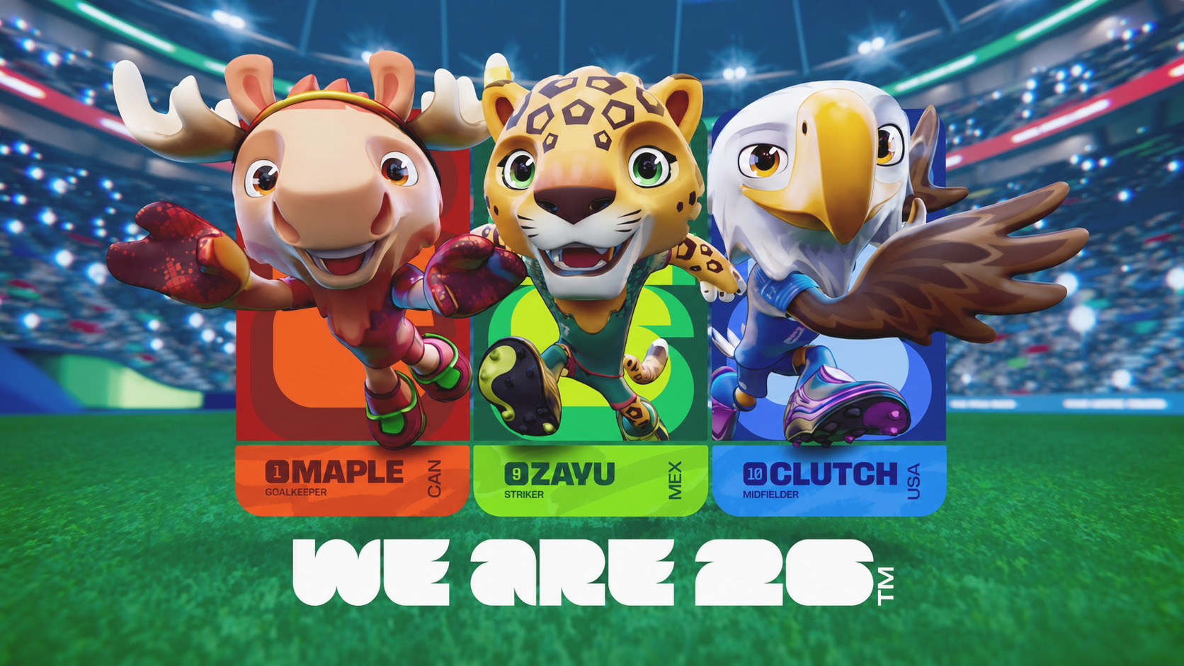 Courtesy of FIFA. FIFA World Cup 26™, Maple™, Zayu™ and Clutch™ are trademarks of FIFA.
