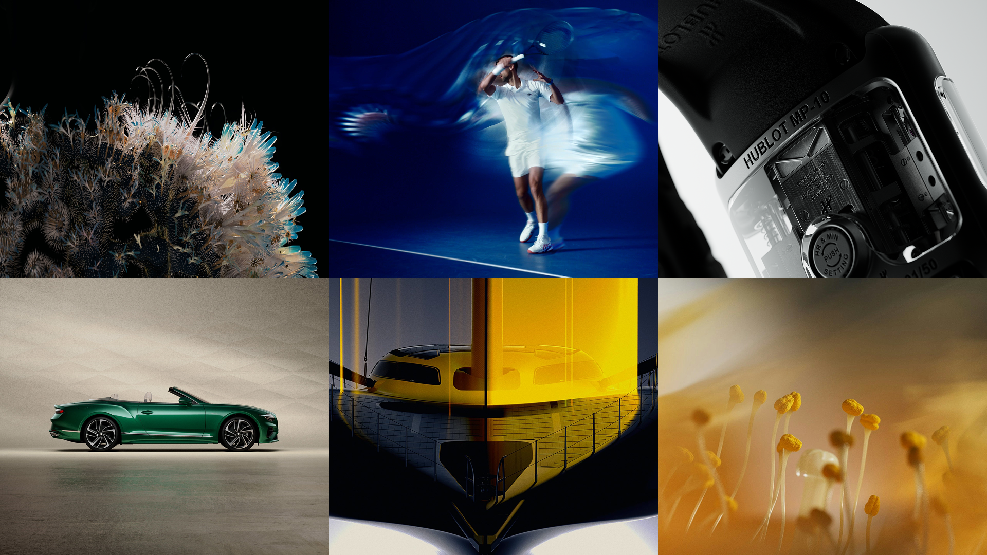 A selection of work from across Forever's studios, FutureDeluxe, Tendril, Builders Club, Found, and Trizz.