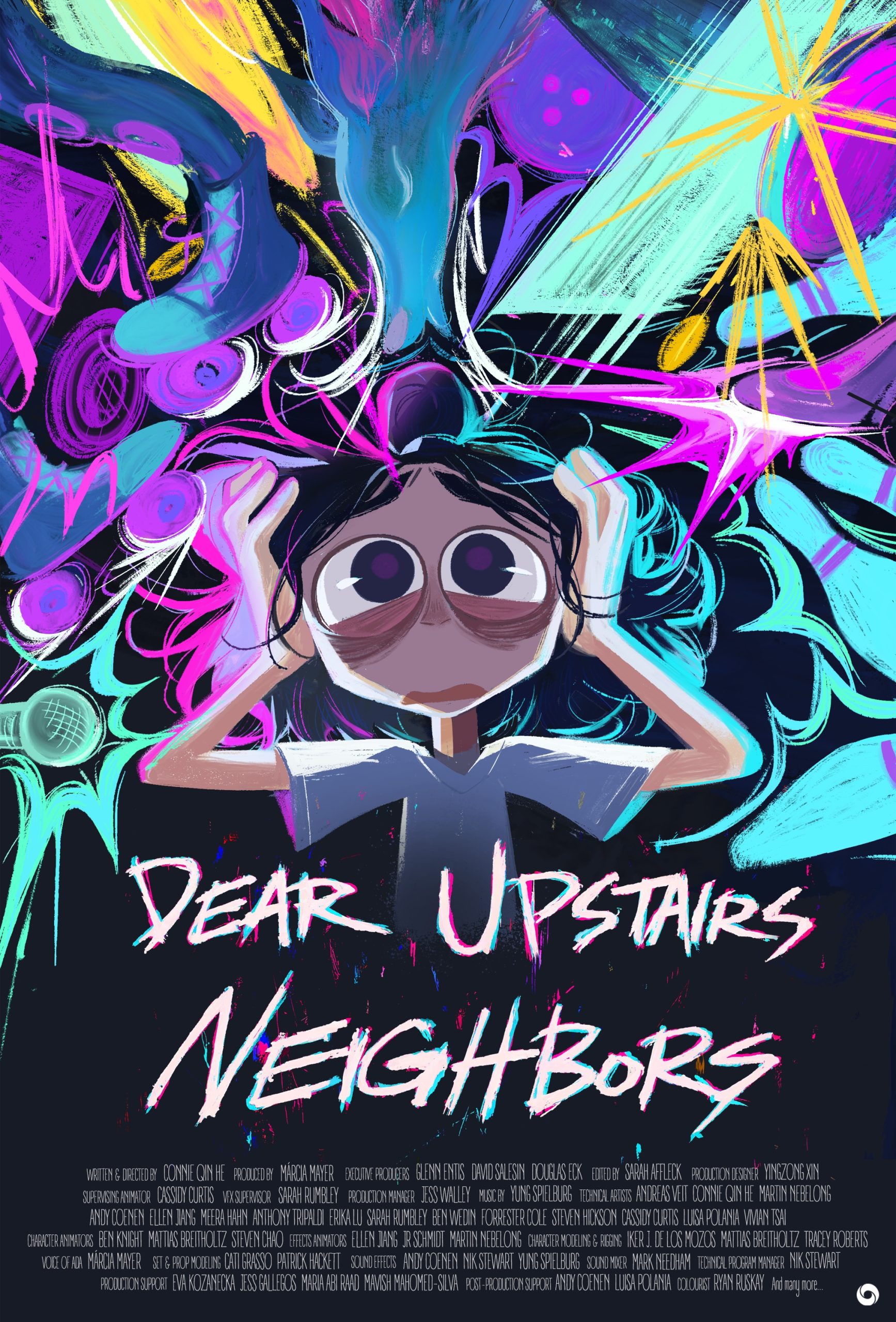 Poster for Dear Upstairs Neighbors, directed by Connie He