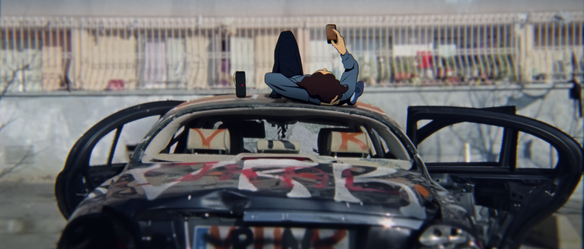 Frame from TRASH by Lucas Durkheim and Eddy.