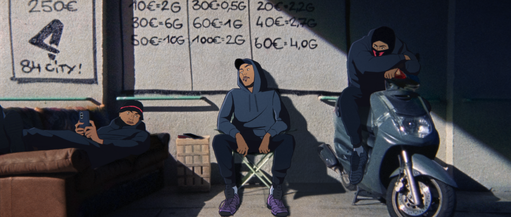 Frame from TRASH by Lucas Durkheim and Eddy.