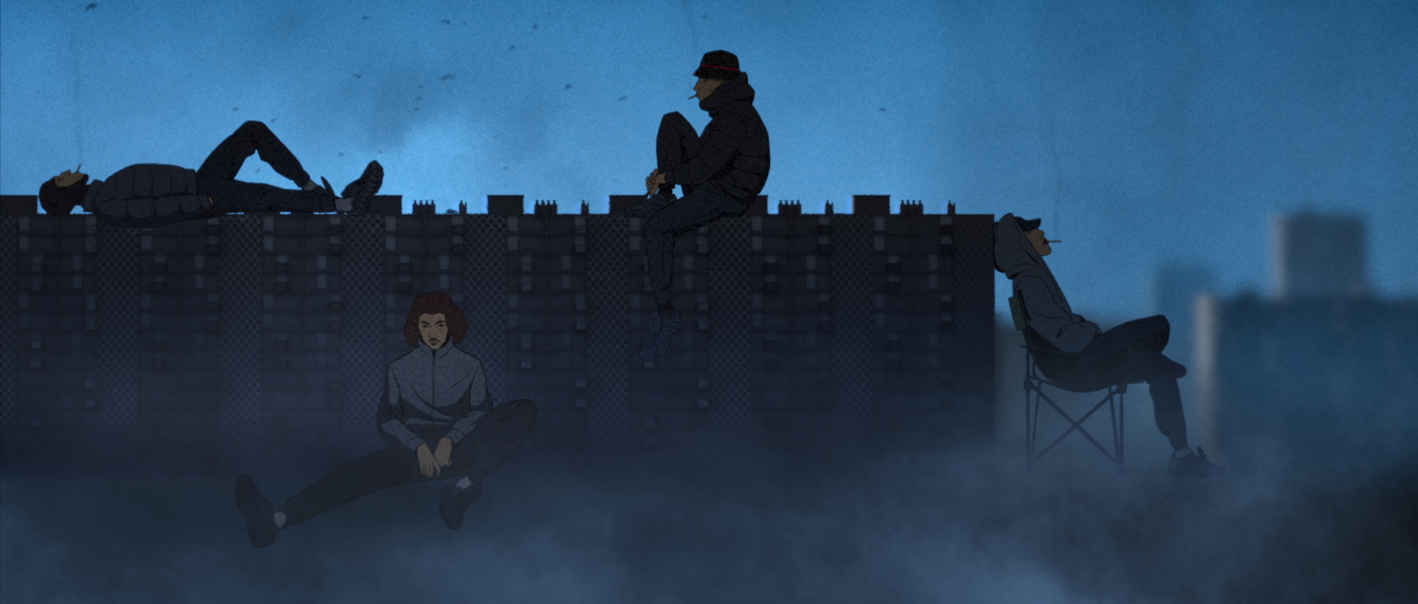 Frame from TRASH by Lucas Durkheim and Eddy.