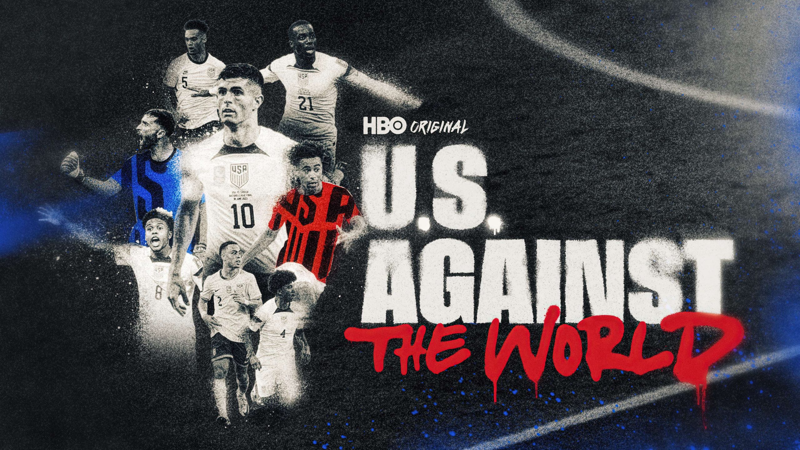 Frame from the U.S. Against the World graphics package by Good Secrets.