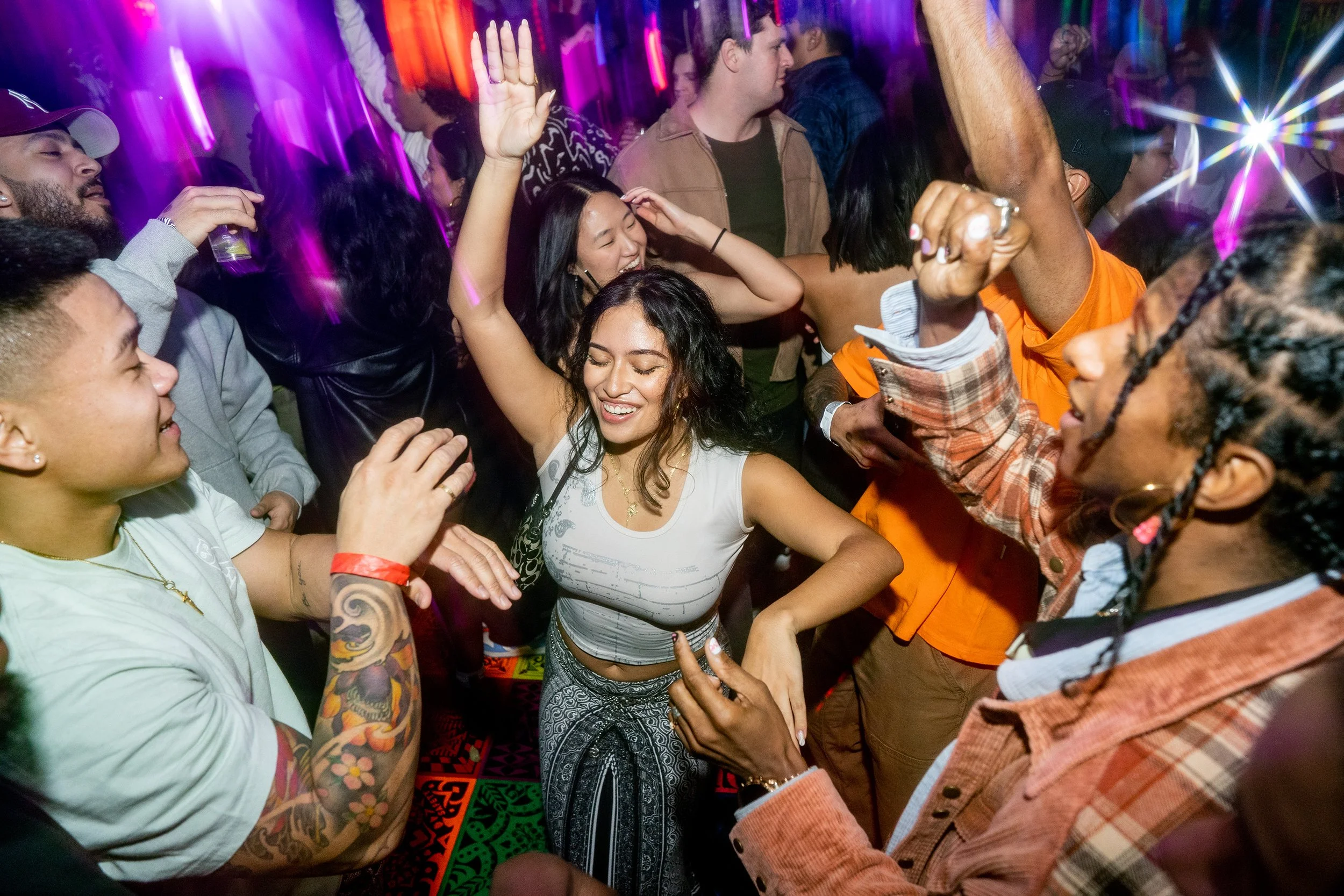 The dance floor at Mamacita, Deluxx Fluxx, New York