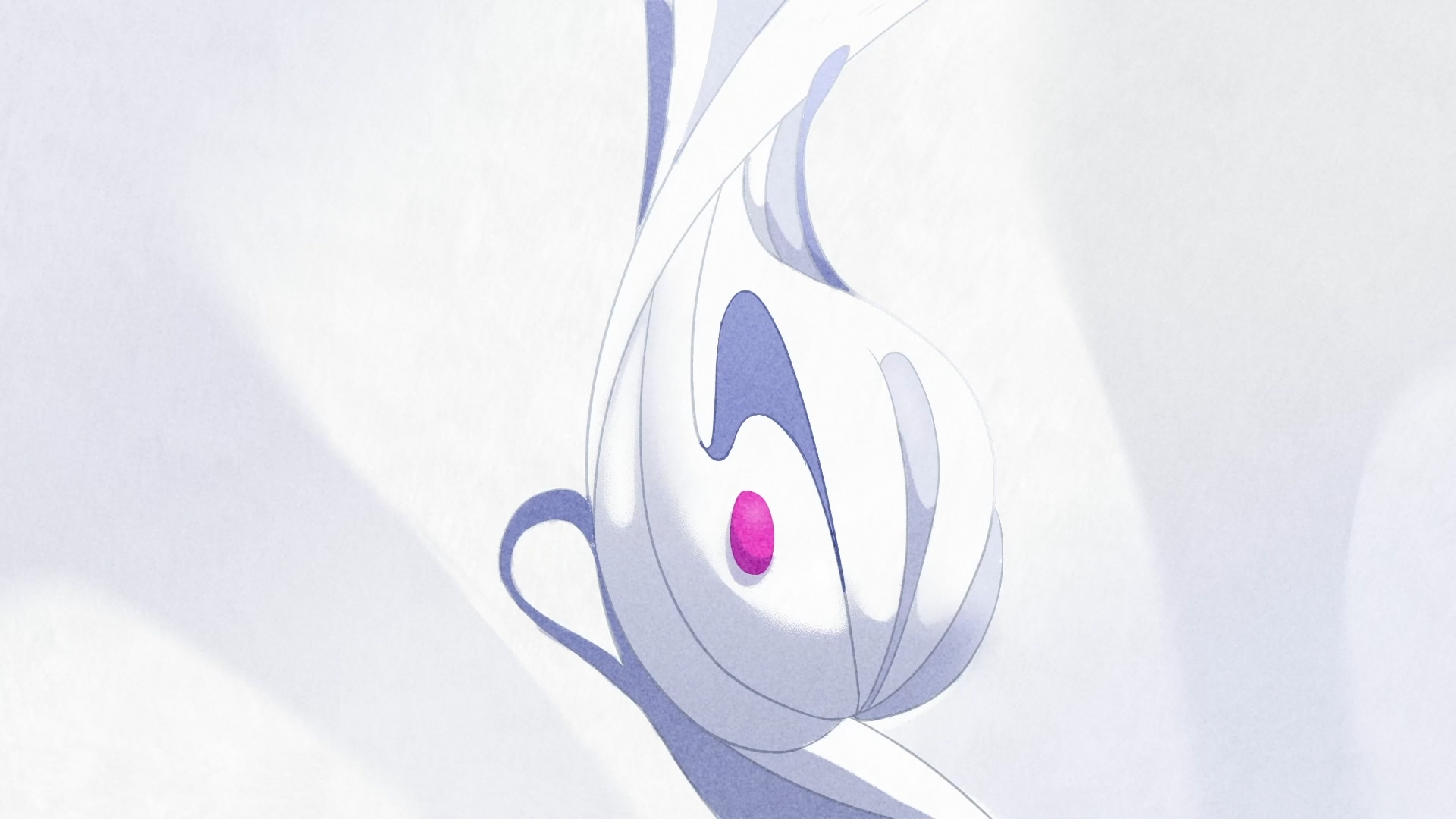 A hand-drawn eye twists into an abstract form in OROBORO